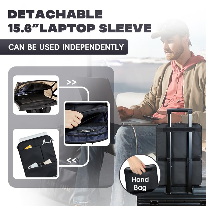 Clear Backpack Heavy Duty for Adults Men Work with Reinforced Straps, Laptop Bag for Stadium Events