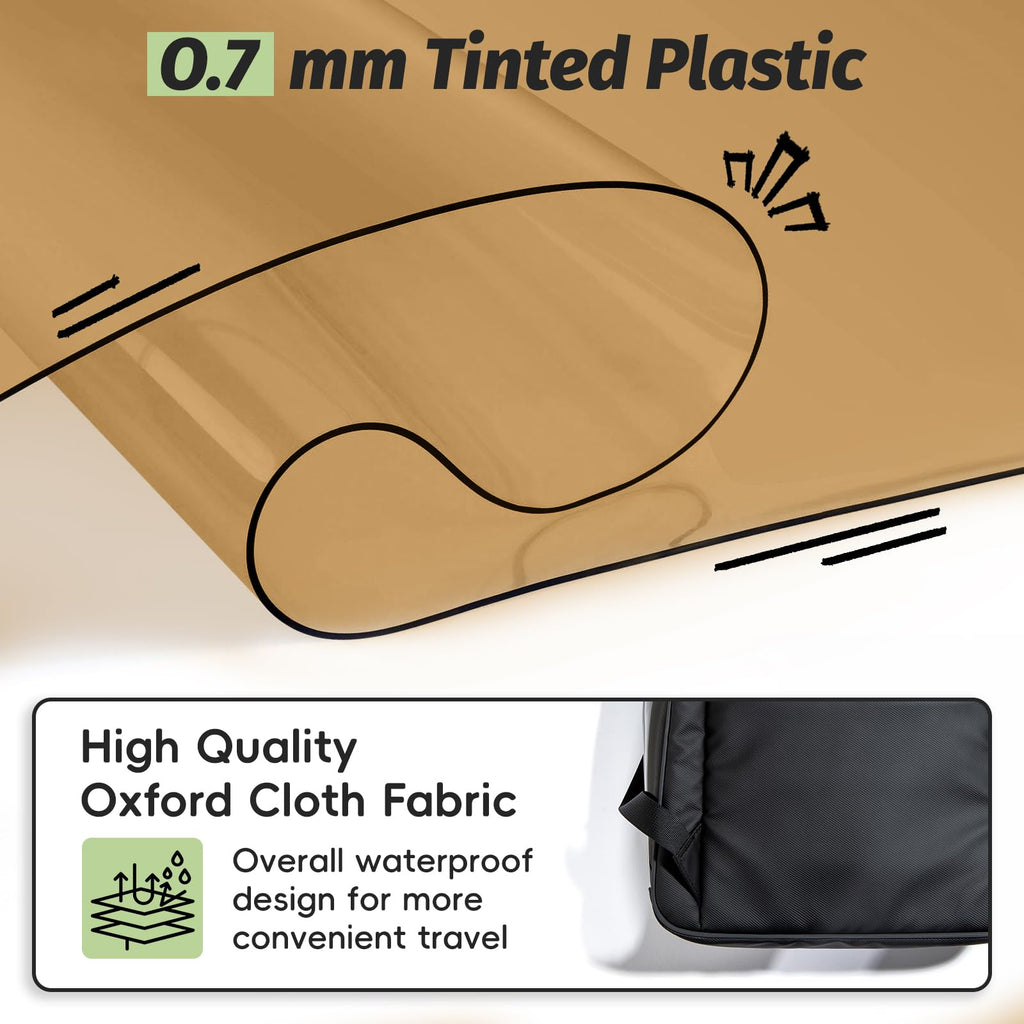 Clear Backpack Heavy Duty for Adults Men Work with Reinforced Straps, Laptop Bag for Stadium Events