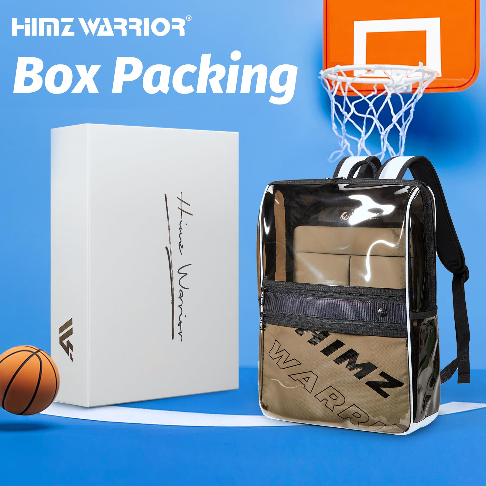 Clear Backpack Heavy Duty for Adults Men Work with Reinforced Straps, Laptop Bag for Stadium Events