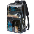 Clear Backpack Heavy Duty for Adults Men Work with Reinforced Straps, Laptop Bag for Stadium Events